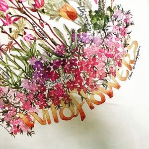 Sierra Nevada Wildflowers scarf